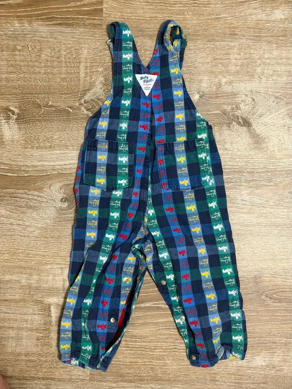 Vintage 80’s/90’s OshKosh B’Gosh Vestbak Airplane Embroidered Overalls 24M